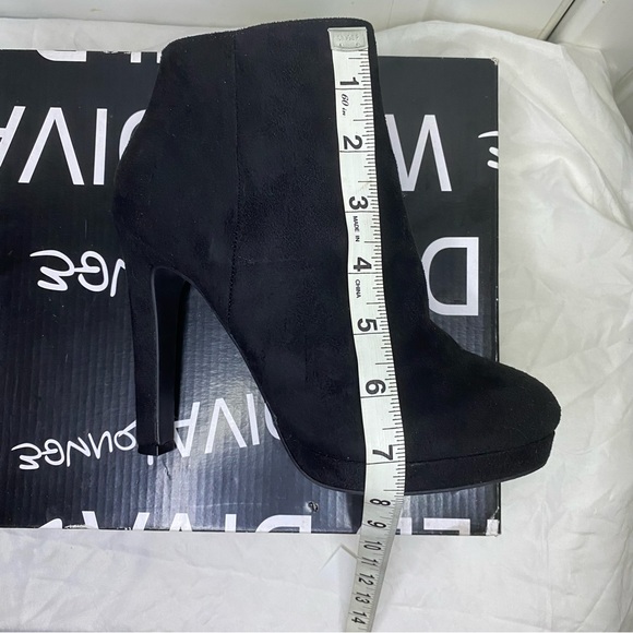 Wild Diva Faux Suede Ankle Heel Boots - Picture 11 of 11